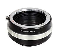 Fotasy NK G AFS F Mount Lens to L Mount Adapter, F Mount L Adapter, controllo apertura, NG L Mount, compatibile con Panasonic S1 S1H S1R S4 S5 Leica SL SL2 TL2 TL Leica T Sigma fp fp L