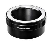 Fotasy Olympus OM Lens to E Mount Adapter, OM FE Adapter, Compatible with Sony a7 a7R a7s II III IV a9 a7c Alpha 1 a6600 a6500 a6400 a6300 a6100 a6000 a5100 a5000 ZV-E10, Black