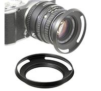 Fotasy Paraluce sottile a basso profilo, in metallo, curvo, a vite, per Leica, Leitz, Voigtlander, Canon, Fuji, Nikon, Olympus, Panasonic, Pentax, Sony, 49 mm Hood