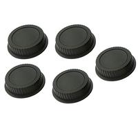 Fotasy RBC2 2 x copriobiettivo posteriore e tappo corpo della fotocamera, set di pulizia per Canon EOS DSLR (nero)