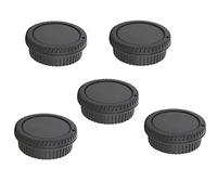 Fotasy RBC2 2 x copriobiettivo posteriore e tappo corpo della fotocamera, set di pulizia per Canon EOS DSLR (nero)