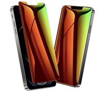 Fotbor Pellicola protettiva per la privacy per iPhone 12 Pro Max, confezione da 2 pellicole colorate sfumate anti-spia, anti-luce blu, protezione per gli occhi, completamente adesiva, flessibile,