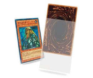 FOTEEMO - 200 custodie per carte Yugi-oh, giapponesi, per carte collezionabili, perfette per mescolare le carte (trasparente, 62 x 89 mm)