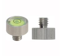 FOTGA 2 mini livella a bolla in acciaio inox con vite 1/4"-20 universale per fotocamera DSLR, gabbia per fotocamera, manico superiore, piastre, treppiede, fotografia video Rig