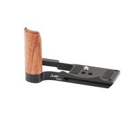 FOTGA Arca Swiss - Impugnatura laterale in legno a forma di L, sottile, leggera, per fotocamera mirrorless Canon R50V, con supporti da 1/4"-20, piastra di base per treppiede Arca Swiss