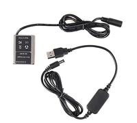 FOTGA Batteria decodificata BLN-1 Dummy Accoppiatore DC con cavo di alimentazione USB per Olympus OM-D E-M1, E-M5, E-M5 Mark II, Pen E-P5, Pen-F fotocamera Power Bank