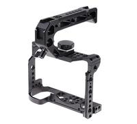 FOTGA Camera gabbia video produzione di film stabilizzatore Rig in lega di alluminio con manico superiore scarpa Cold Shoe e viti da 1/4" 3/8" per Nikon Z5/Z6/Z7/Z6II/Z7II