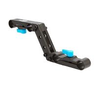 Fotga DP3000 Offset Raiser Z-shape Railblock Morsetto Staffa di Montaggio per 15mm Standard Rail Rod Camera Rig Set Spalla Rigs