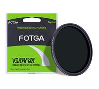 Fotga - Filtro per lenti a densità neutra da ND2 a ND4 ND8 ND16 ND32 ND64 ND400 a densità neutra regolabile da 52 mm