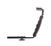 Fotga Heavy Duty fotografia L Bracket Supporti con 2 Standard Flash Hot Shoe