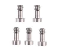 Fotga Kit di viti in acciaio inossidabile 5X 1/4"-20 per DSLR DC DV Camera Field Monitor Piastra a sgancio rapido Gabbia per fotocamera, presa a brugola