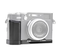 FOTGA Manico in metallo, manico a forma di L con piastra a sgancio rapido per fotocamera FUJIFILM X100VI, piastra a sgancio rapido integrata, compatibile con treppiede Arca Swiss