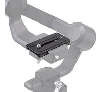 FOTGA Piastra a sgancio rapido per fotocamera, 70 mm, per DJI Ronin SC, stabilizzatore Gimbal compatibile con testa del treppiede Arca-Swiss, piastra universale Quick Release con adattatore a vite da