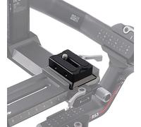 FOTGA Piastra a sgancio rapido superiore ispessita, piastra di base per DJI Ronin RS2 RSC2 RS3 RS4 Pro Gimbal Stabilizzatore, compatibile con fotocamera Arca-Swiss (versione ispessita)