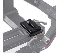 FOTGA Piastra a sgancio rapido superiore, piastra di base per DJI Ronin RS2 RSC2 RS 3 RS3 Pro RS 4 RS4 Pro Gimbal Stabilizzatore, compatibile con la testa del treppiede Arca-Swiss (versione standard)