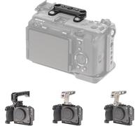 FOTGA Piastra adattatore Nato Rail a maniglia superiore per fotocamera cinema Sony FX2 FX3 FX3A FX30 ripresa a basso angolo, 1/4"-20 3/8"-16 fori con posizione Arri