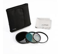 Fotga Ragione Filtro Set: 1pc Slim Fader ND variabile filtro a densità neutra regolabile ND2 a ND400 + 1pc Super Slim rivestimento multiplo MC CPL Filtro polarizzatore circolare lente + 1pc Super