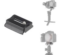 Fotga RS Piastra superiore a sgancio rapido per DJI Ronin RS3 / RS 3 Mini/RS 3 Pro/RS 2 / RSC 2 / RS 4 / RS 4 Pro/RS 4 Mini stabilizzatore cardanico DSLR Mirrorless Camera Treppiede Mount