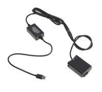 FOTGA USB-C Type-C a EN-EL25 Batteria fittizia decodificata Batteria fittizia EP-5G Accoppiatore CC Cavo adattatore di alimentazione per fotocamera Mirrorless Nikon Z50, Z30, Zfc