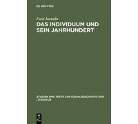 Fotis Jannidis Das Individuum Und Sein Jahrhundert (Copertina rigida)