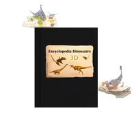 FOTJDRUJ Enciclopedia Dinosauri 3d, Libri Indispensabili Per Gli Amanti Delle Specie Di Dinosauri, Con Valore Da Collezione, Aggiungendo Divertimento All'Apprendimento