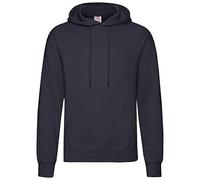 Fotl - Felpa Con cappuccio, Uomo, Blue (Deep Navy), S