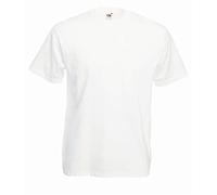 Fotl - T-shirt sportiva a punta tonda, Uomo, Bianco, Large