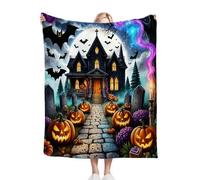 Fotmung Coperta Flanella Grande Casa Stregata, 180x200 Pratica per il Divano Grande, Respirante e Calda, Decorazione Eleganza per la Casa, Lavabile in Lavatrice e Facile da Manutenzione B396