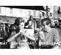 Foto A4 Brigitte Bardot E Roger Vadim A Saint-Tropez