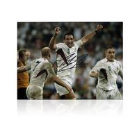 Foto autografata da Martin Johnson: fischio finale