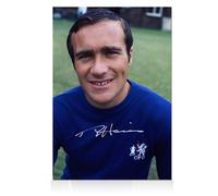Foto autografata da Ron Harris: Chelsea Legend