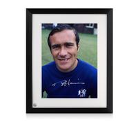 Foto autografata da Ron Harris: Chelsea Legend. Cornice standard