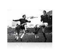 Foto autografata da Ron Harris: Chelsea vs Man Utd