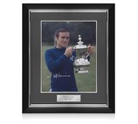 Foto autografata da Ron Harris: Trofeo. Cornice Deluxe