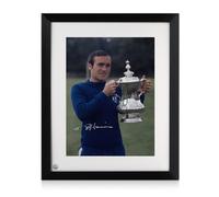 Foto autografata da Ron Harris: Trofeo. Cornice standard