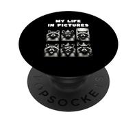 Foto Box Volti Espressione Viso Mimica Divertente Procione PopSockets PopGrip Adesivo