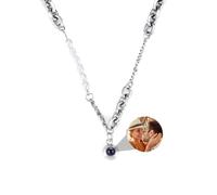 Foto Collana Personalizzata Collana Con Immagine Dentro 925 Sterling Silver Proiezione Pendant Collana Immagine Collana Gioielli Regali Per Mamma/Ragazza/Ragazze/Compleanno/Natale