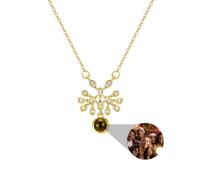 Foto Collana Personalizzata Collana Con Immagine Dentro 925 Sterling Silver Proiezione Pendant Collana Immagine Collana Gioielli Regali Per Mamma/Ragazza/Ragazze/Compleanno/Natale