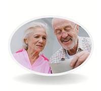 Foto Commemorativa Personalizzata su Lapide, Ritratti in Ceramica Resistenti Alle Intemperie, ai Graffi e di Lunga Durata. Diverse Dimensioni (1-16 Pollici) Per Lapidi, Urne e Monumenti Funebri