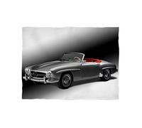 Foto - Coperta in pile, circa 135 x 180 cm, Mercedes Benz 190 SL, anno di costruzione: 1954, 1065317, 180 x 135 cm