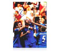 Foto del calcio dell'Italia autografata da Marco Materazzi