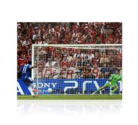 Foto del Chelsea autografata da Didier Drogba: rigore