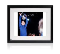 Foto del Chelsea autografata da Ron Harris: finale di coppa. Incorniciato