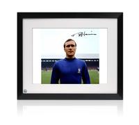 Foto del Chelsea autografata da Ron Harris. Incorniciato