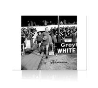 Foto del Chelsea autografata da Ron Harris: Vs Preston