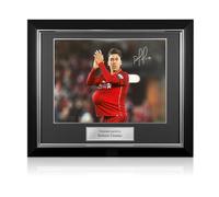 Foto del Liverpool firmata da Roberto Firmino. Cornice Deluxe