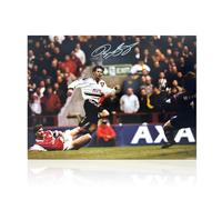 Foto del Manchester United autografata da Ryan Giggs: gol