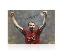 Foto del Manchester United firmata da Ryan Giggs: vincitore della UCL