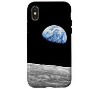 Foto dell'orbita lunare della luna di Apollo 8 Earthrise Custodia per iPhone X/XS