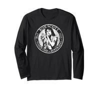 Foto di Bon Scott Scotland Australia Distressed Circle Maglia a Manica